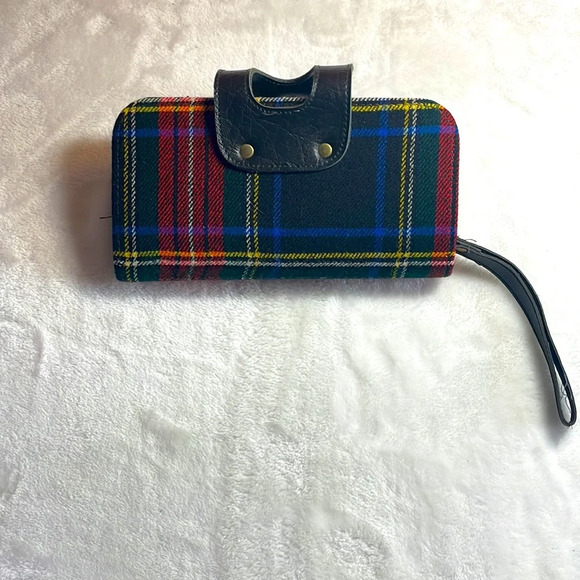 Vintage plaid wallet - Picture 3 of 4